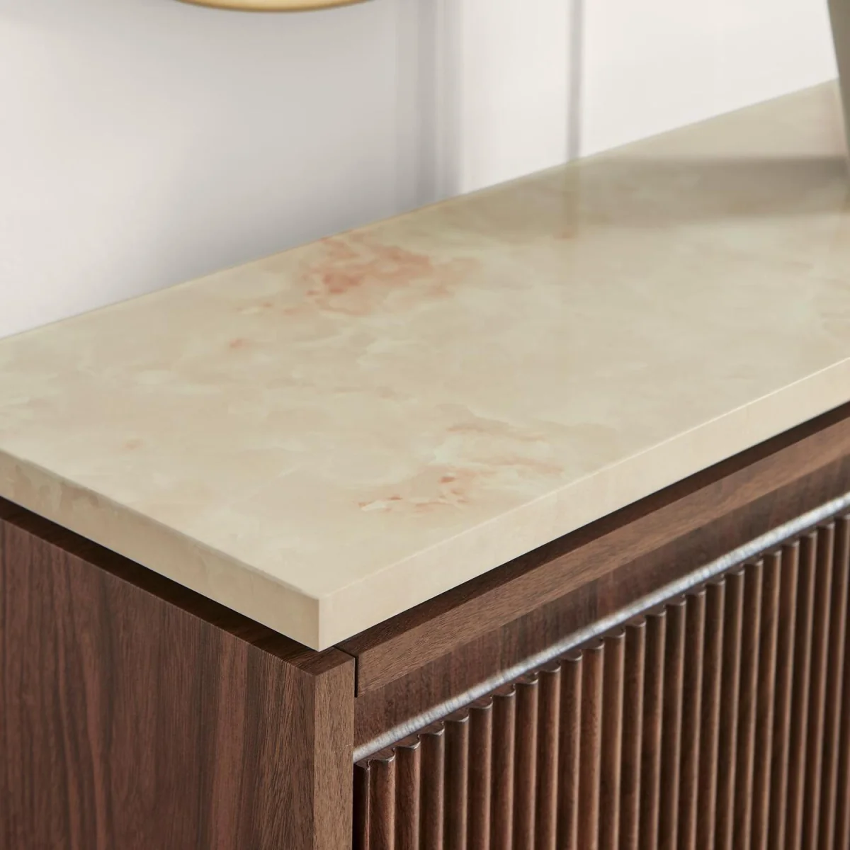 Penrose Wood Shoe Storage Cabinet - Walnut – image 5