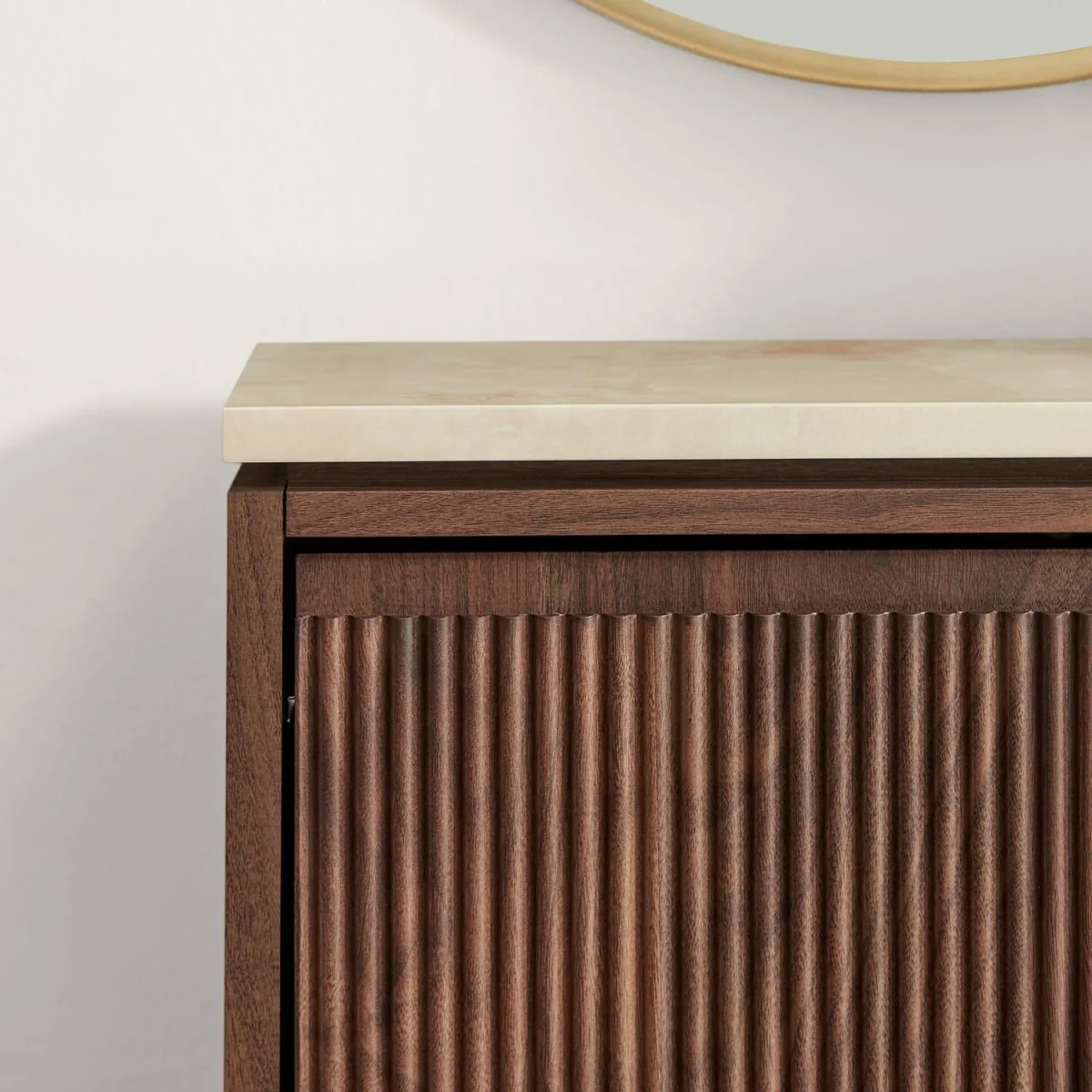 Penrose Wood Shoe Storage Cabinet - Walnut – image 6