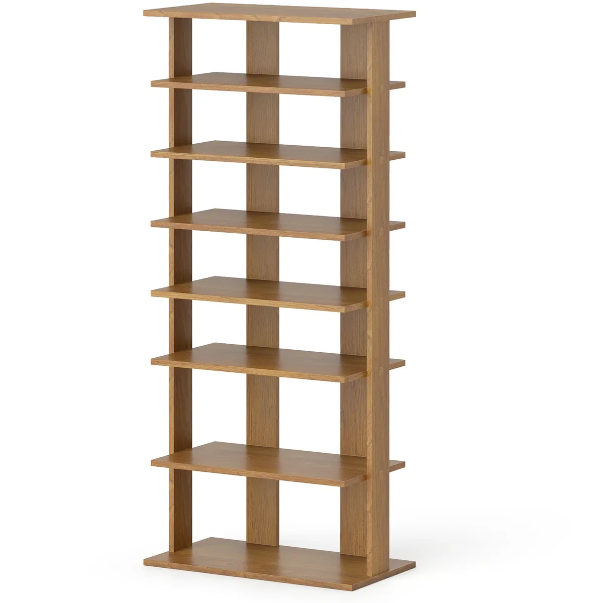 7-Tier Double Shoe Storage Organizer - Natural – image 6