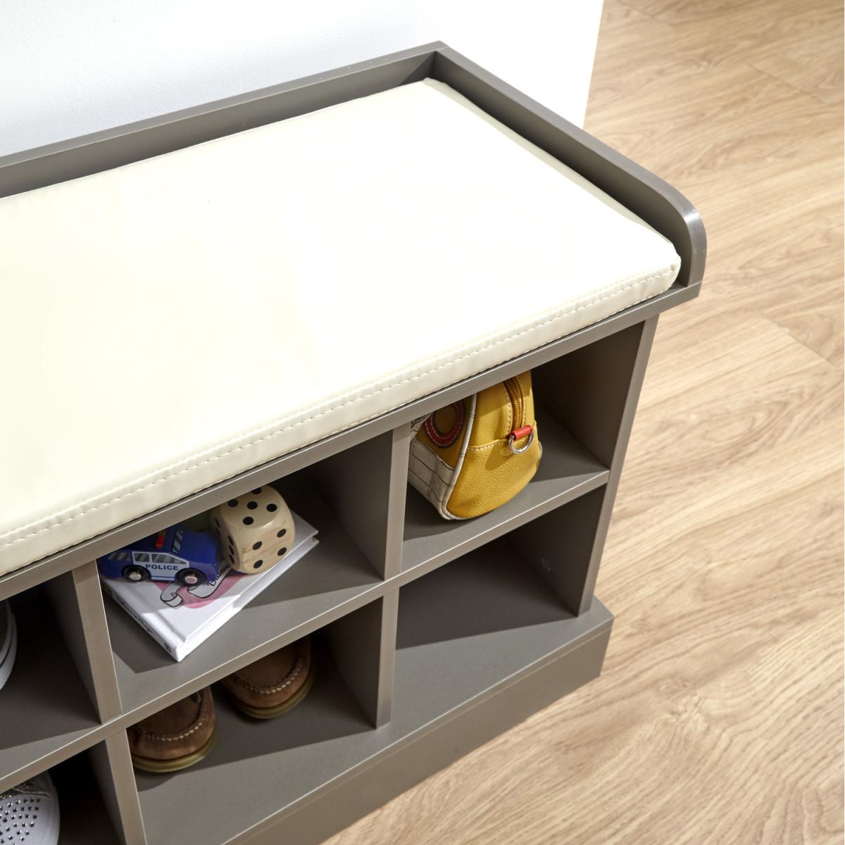 Kempton Shoe Bench - Grey – image 2