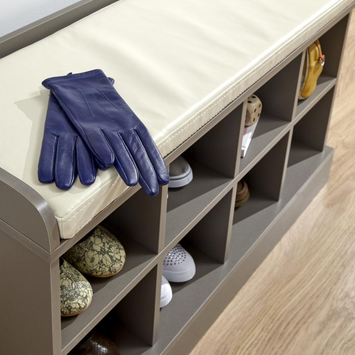 Kempton Shoe Bench - Grey – image 3