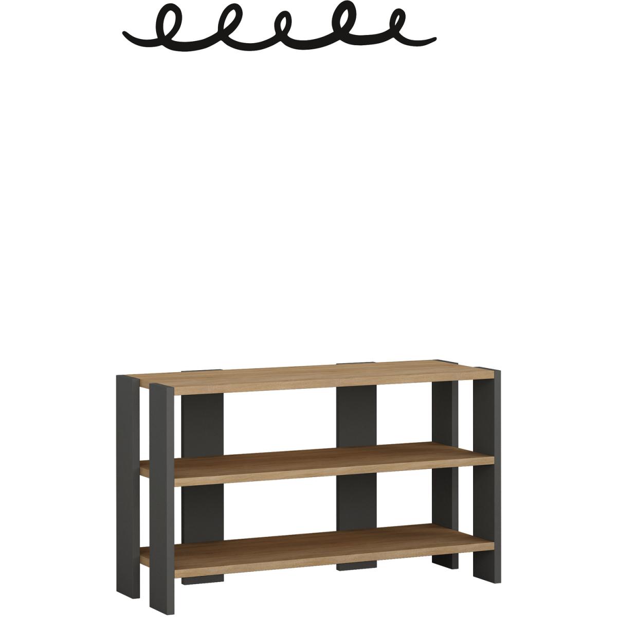 Tono Shoe Rack - Anthracite - Light Mocha – image 5