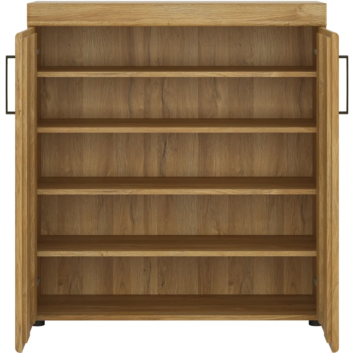 Cortina 2 Door Shoe Cabinet in Grandson Oak - Grandson Oak – image 2