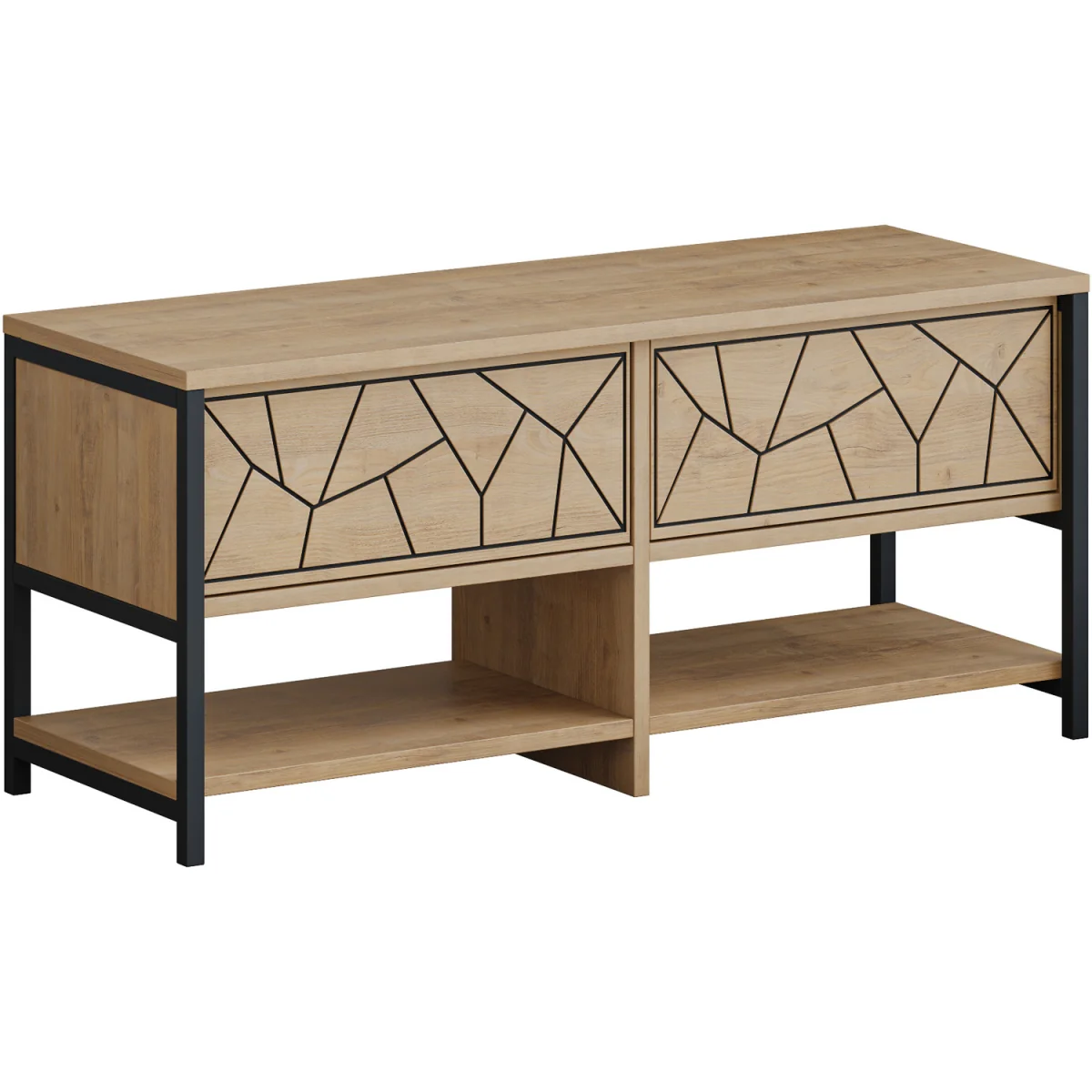 Inola Modern Shoe Rack Storage - Oak – image 12