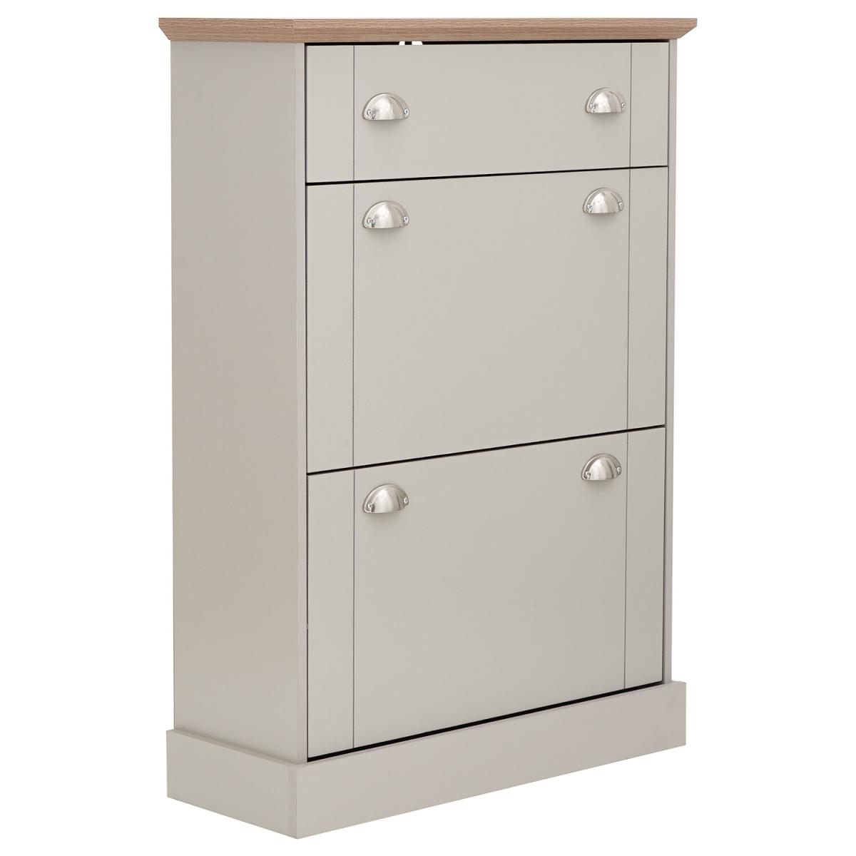 Kendal Deluxe Shoe Cabinet - Grey – image 2