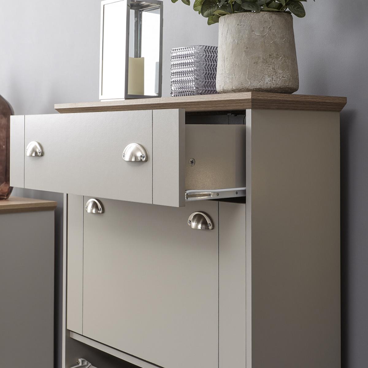Kendal Deluxe Shoe Cabinet - Grey – image 14