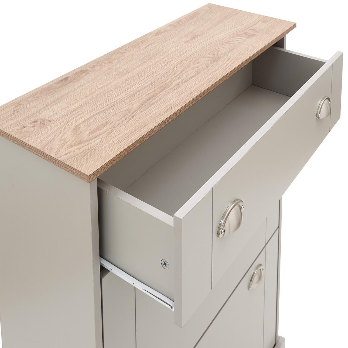 Kendal Deluxe Shoe Cabinet - Grey – image 9