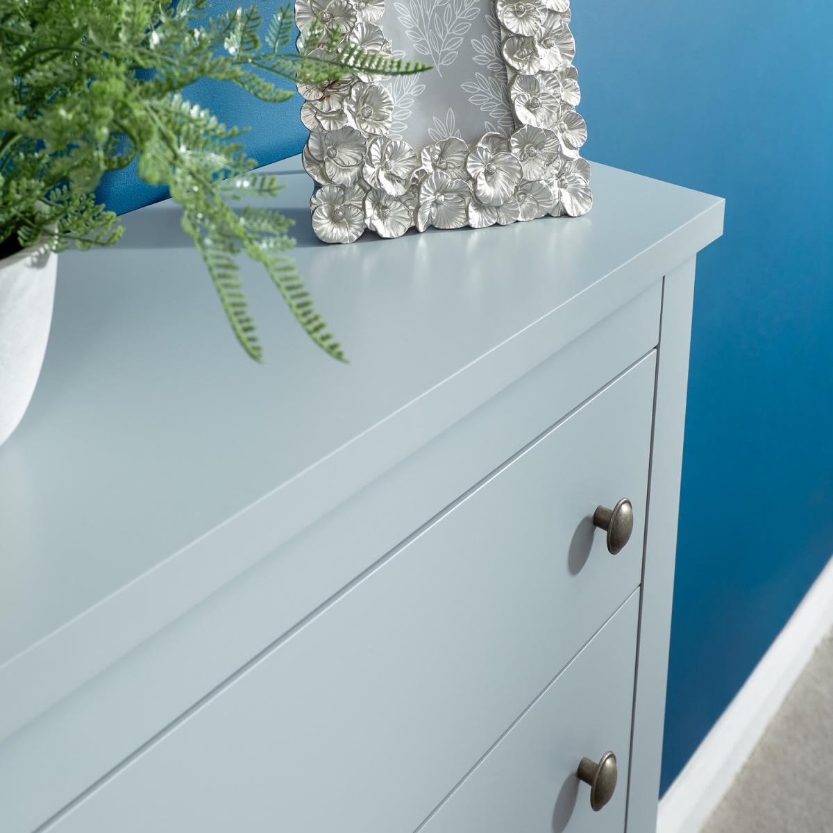 Deluxe Two Tier Shoe Cabinet - Grey – image 5