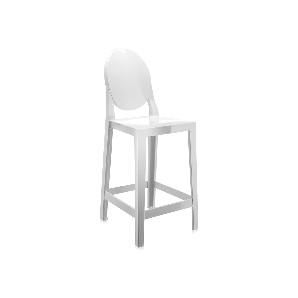 Kartell - One More Stool - White - 65cm – image 1