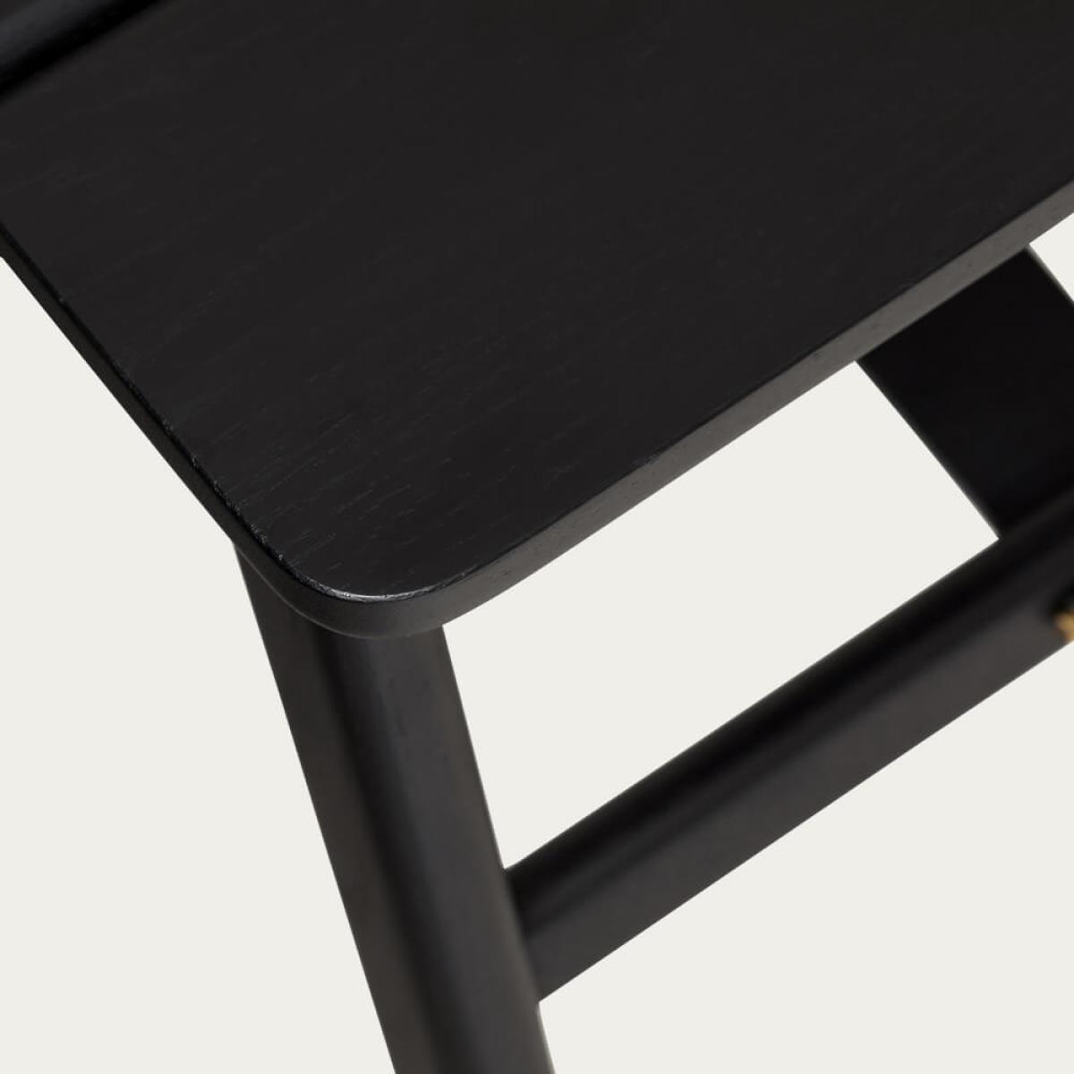 Black-stained Oak Angle Stool – image 5