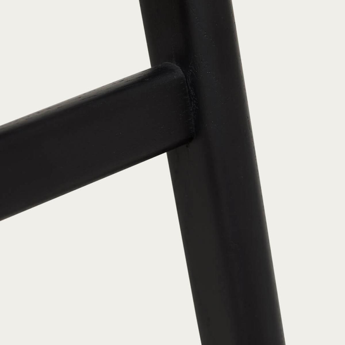 Black-stained Oak Angle Stool – image 6