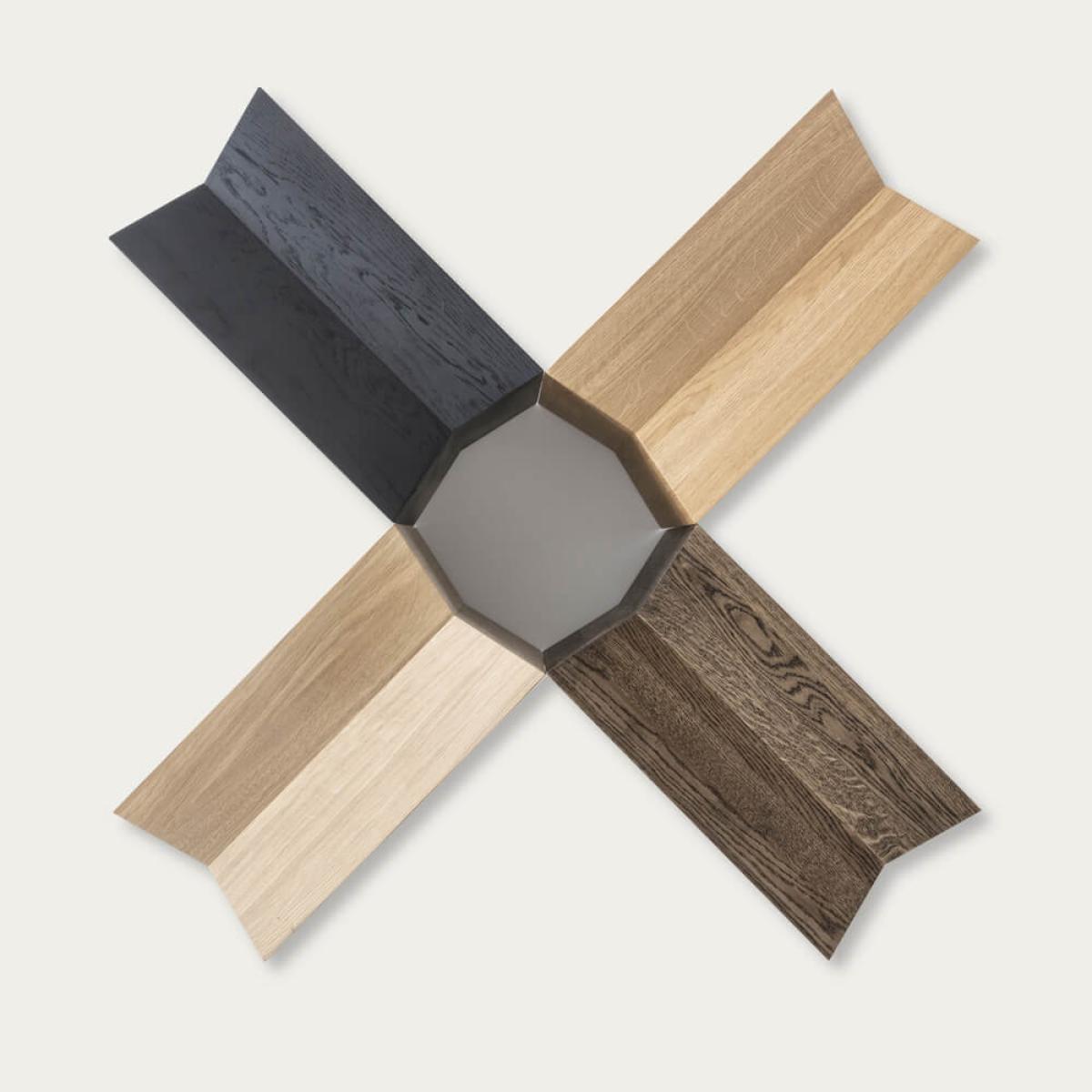 Black Oil Oak Reflex Stool – image 2