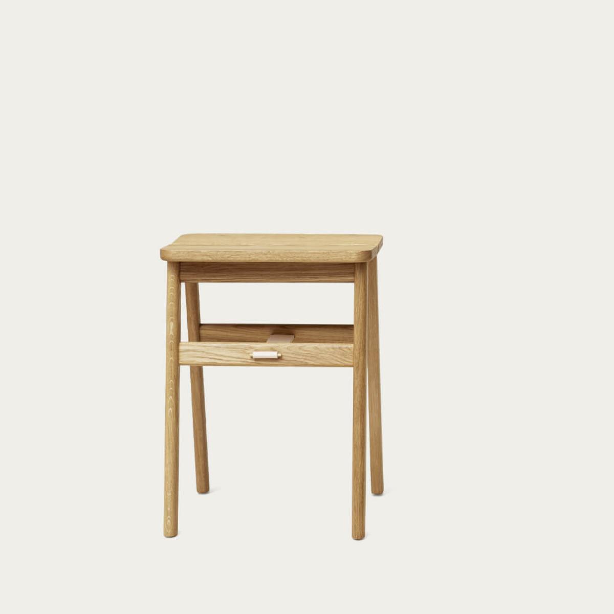 Oak Angle Stool – image 2