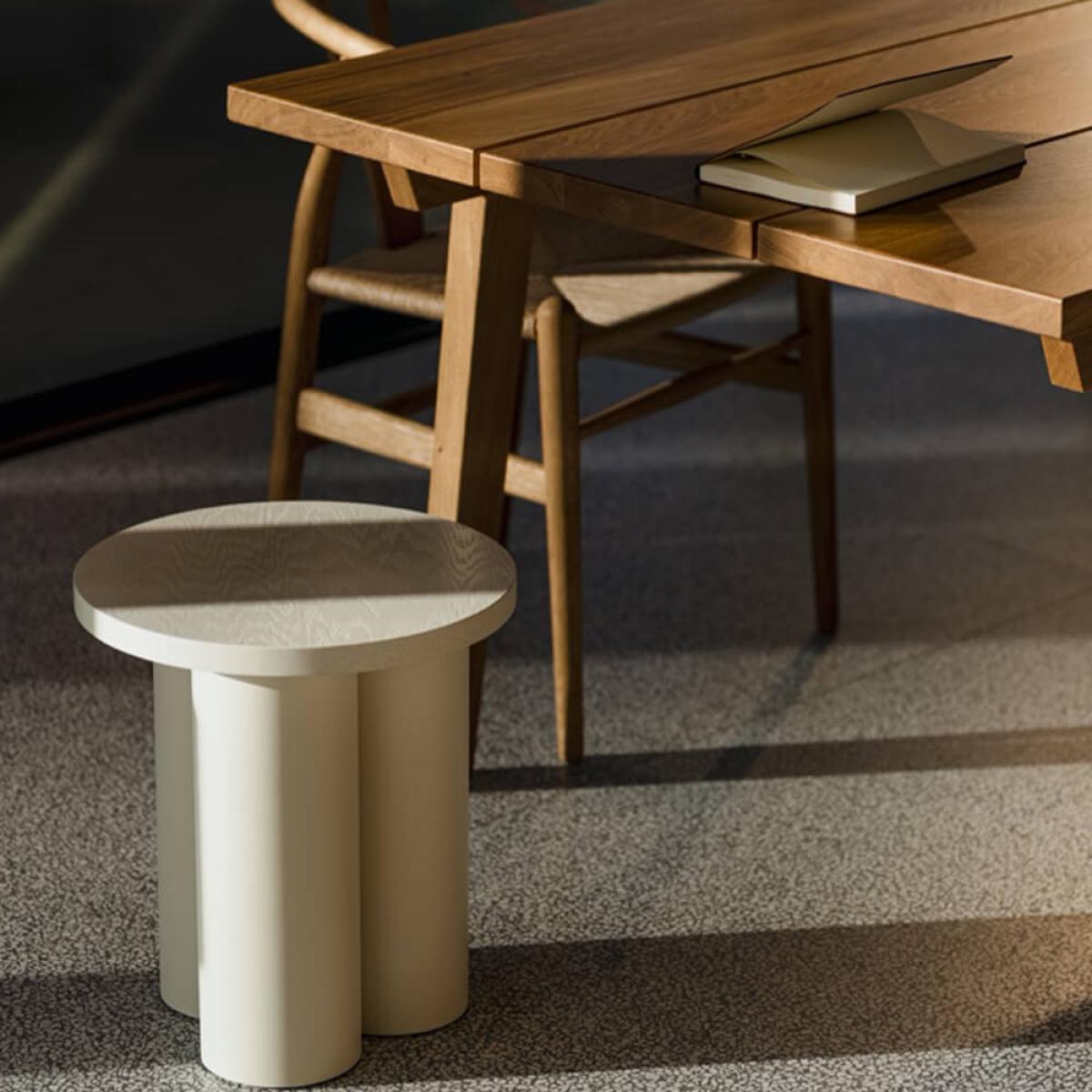 Piazza Beige Oly Stool – image 3