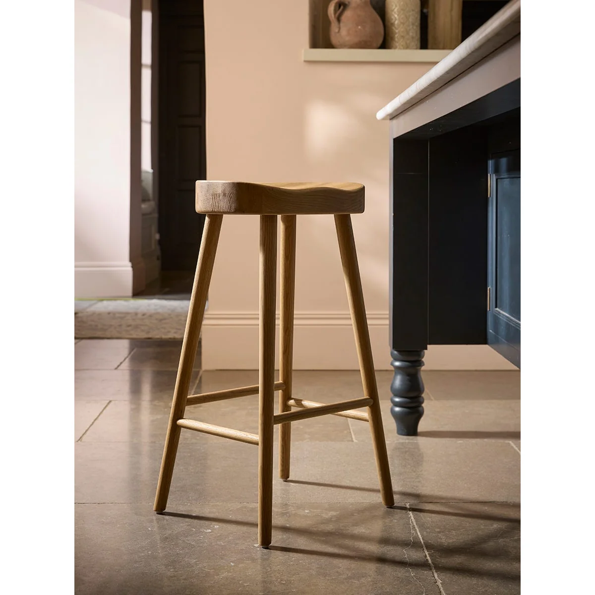 Weathered Oak Counter Stool – image 10