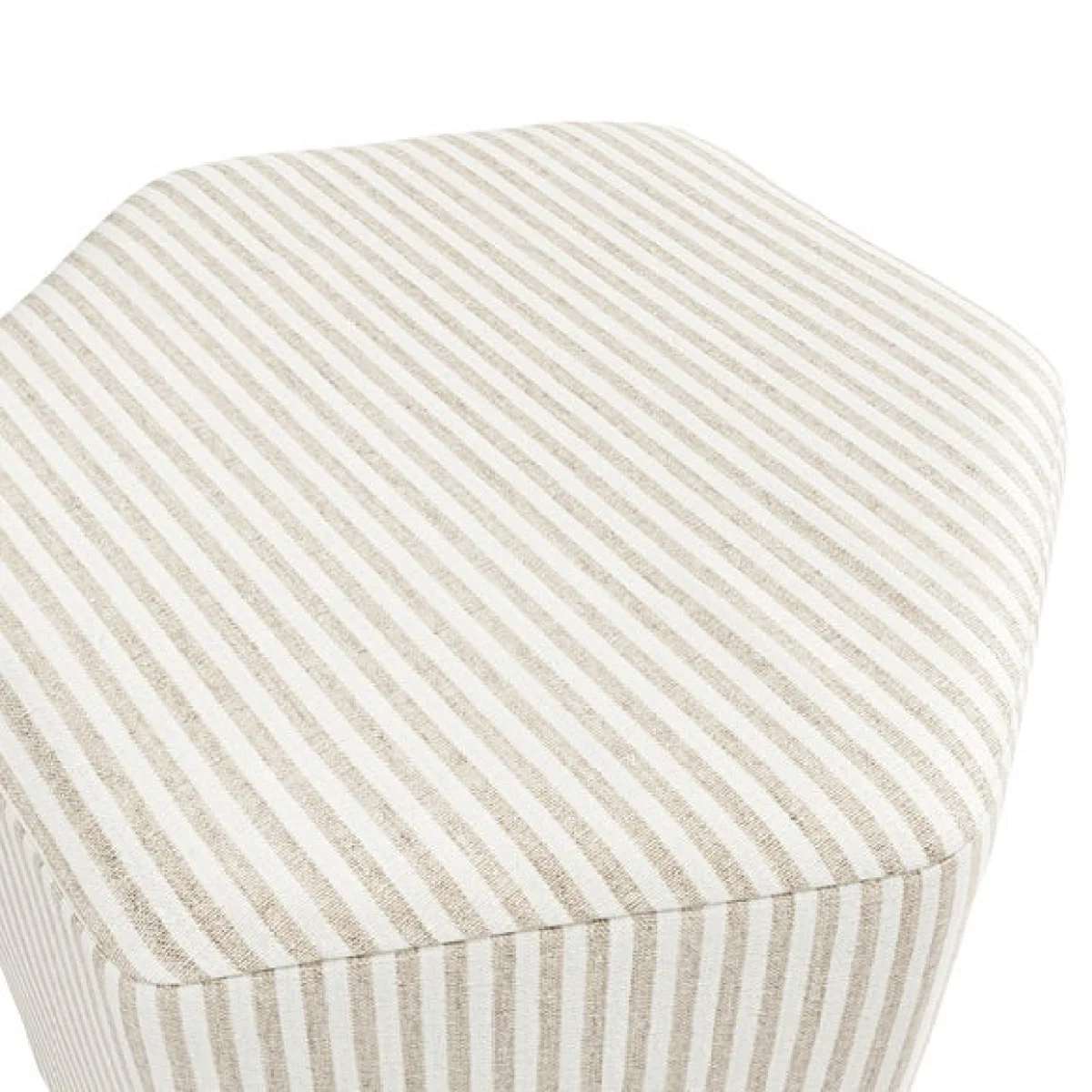Return - Harbour Thin Stripe Stool, Beige – image 2