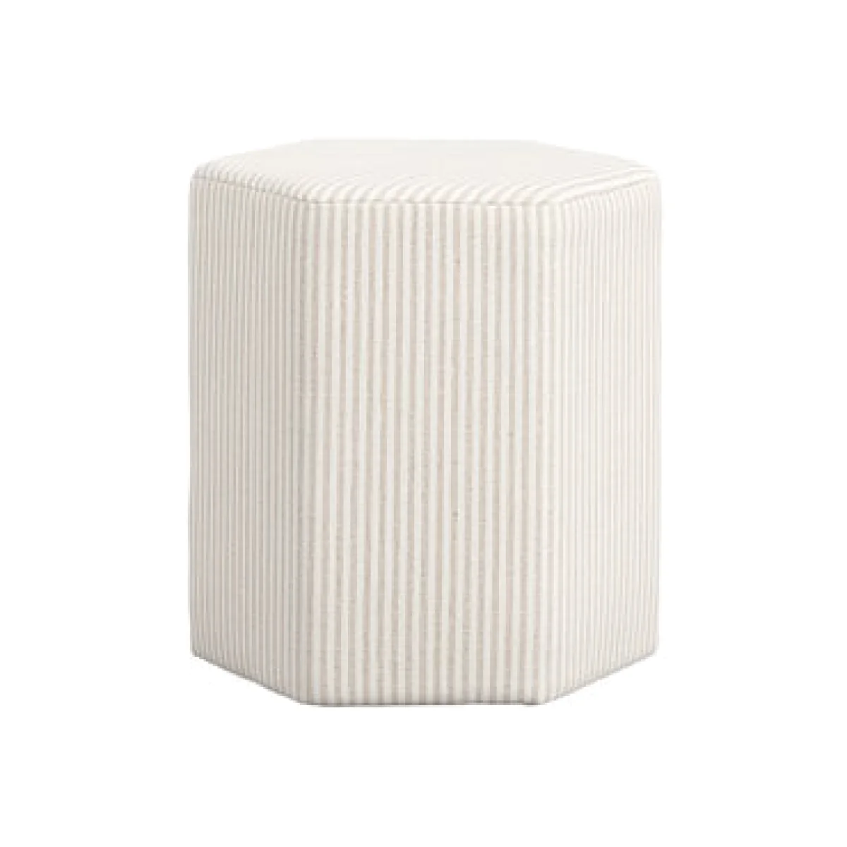 Return - Harbour Thin Stripe Stool, Beige – image 1
