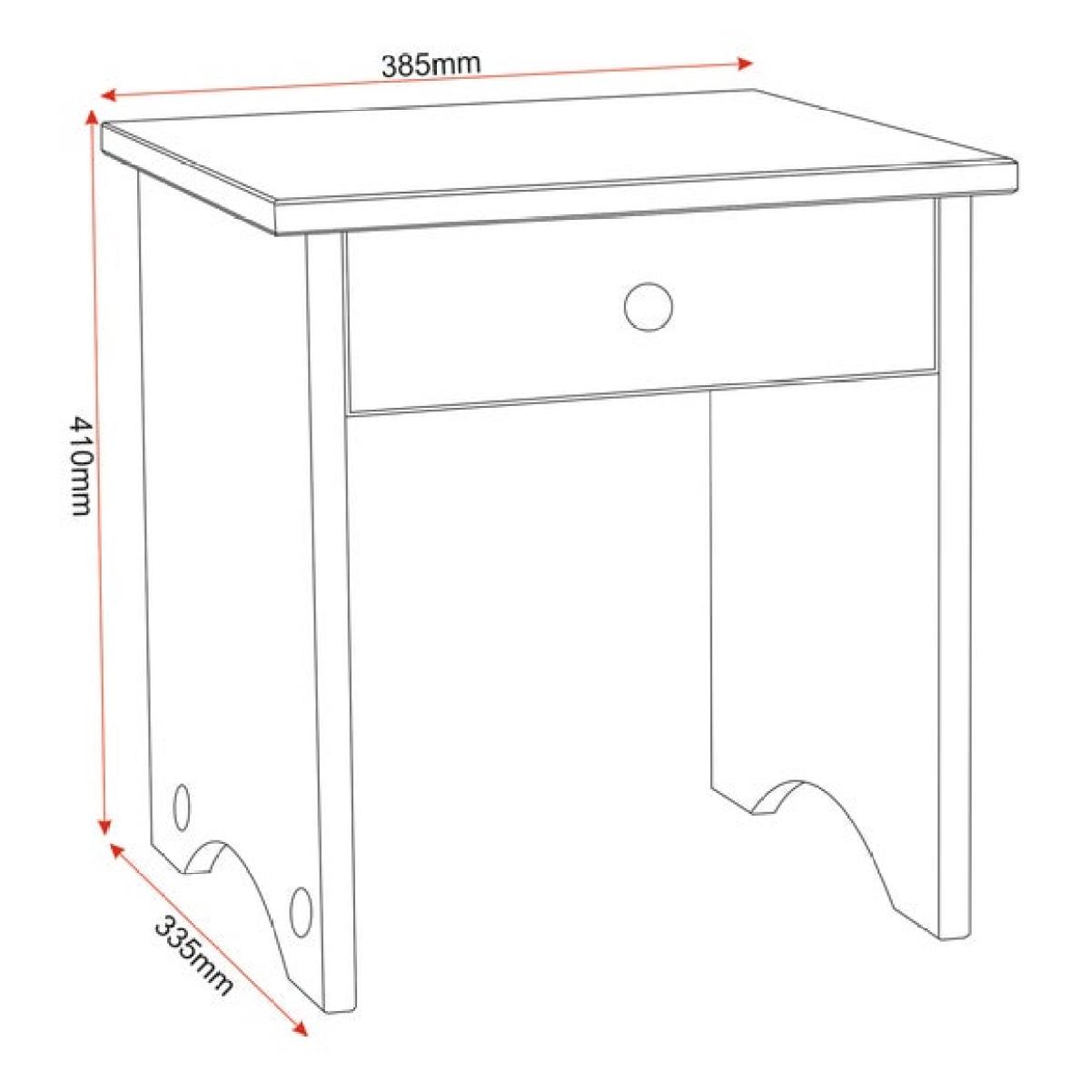 Return - Corona Dressing Table Stool, Wood – image 6