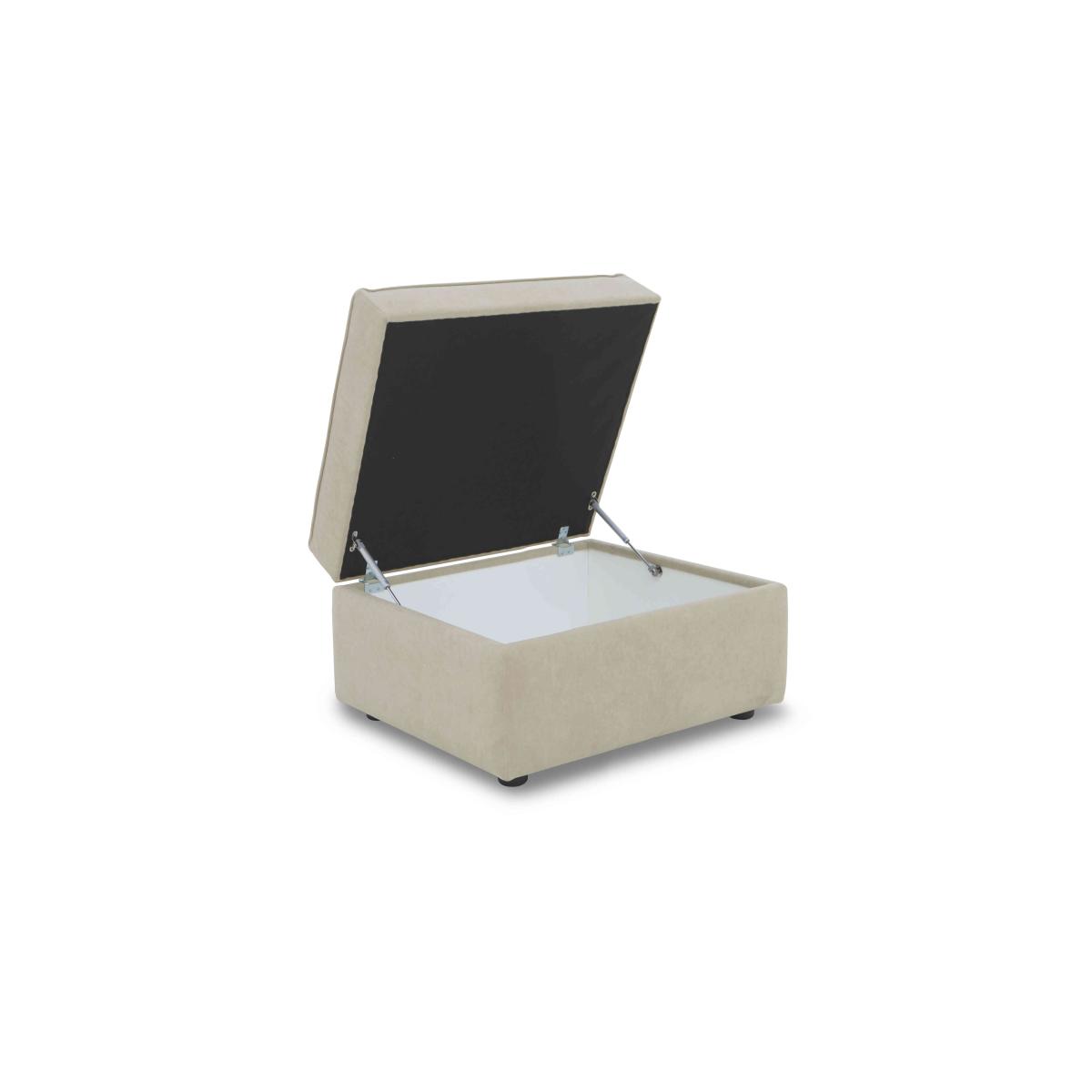 Boutique Collection - Blenheim Small Storage Stool - Vancouver Fur Raven – image 3