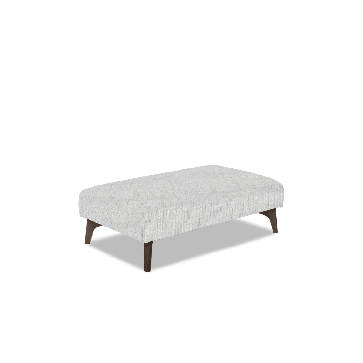 Iris Fabric Bench Stool - Elara Charcoal Mo Ft – image 2