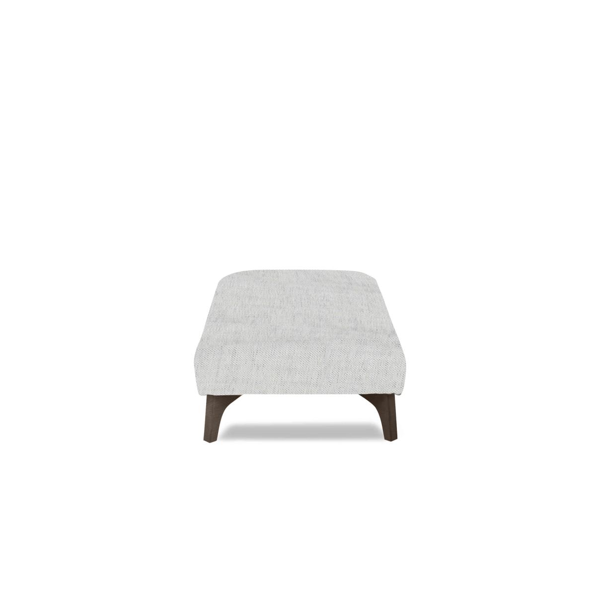Iris Fabric Bench Stool - Elara Charcoal Mo Ft – image 3
