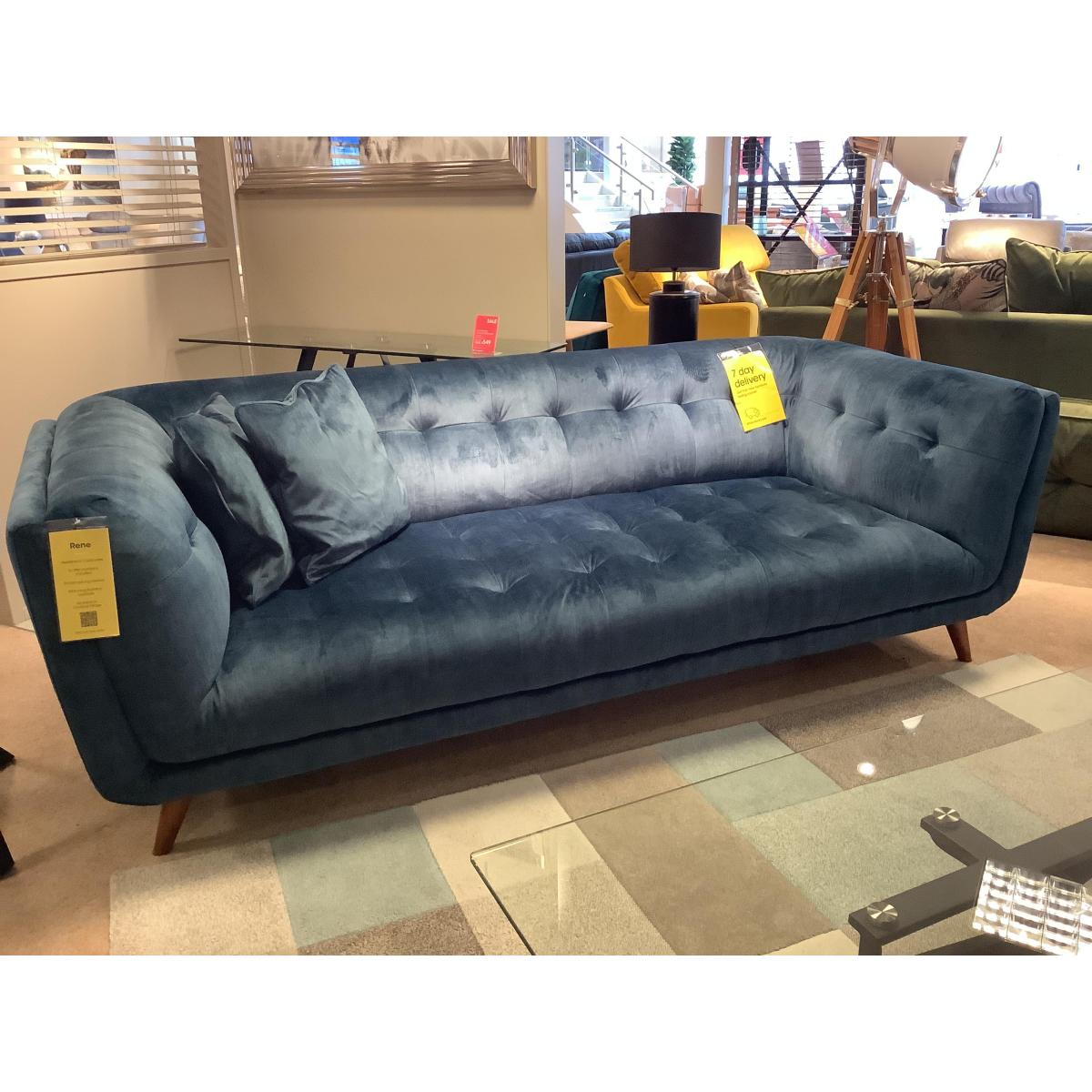 Rene 3 Seater, Chair & Stool – image 3