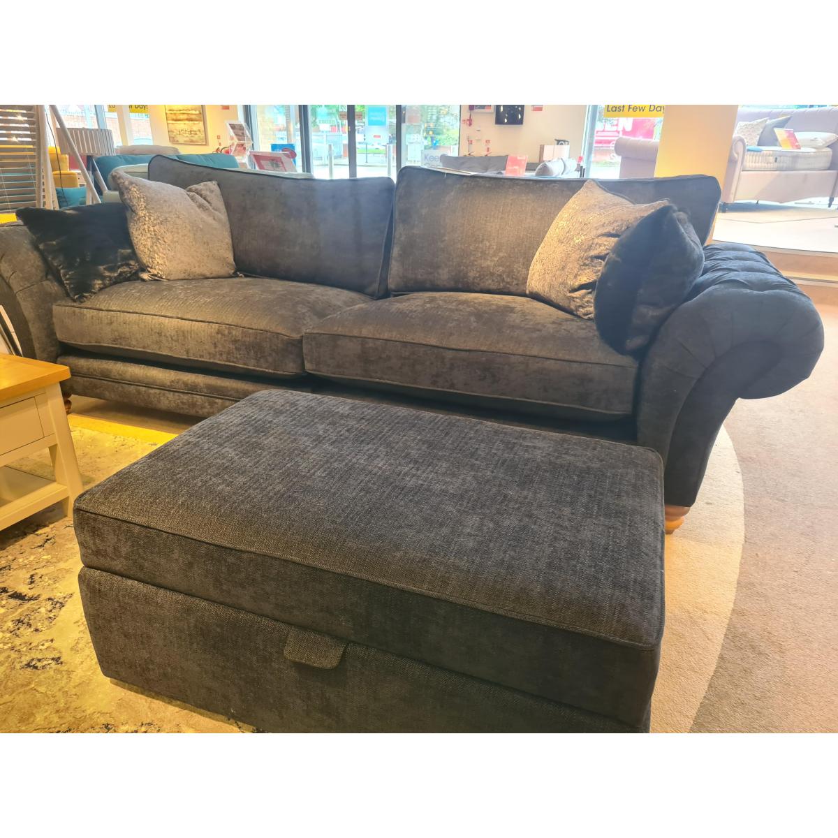 Blenhim Grand Sofa & Large Storage Stool – image 2