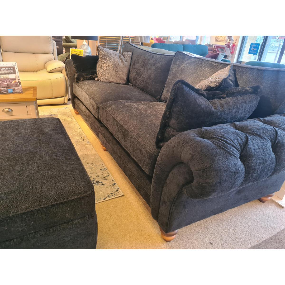 Blenhim Grand Sofa & Large Storage Stool – image 3