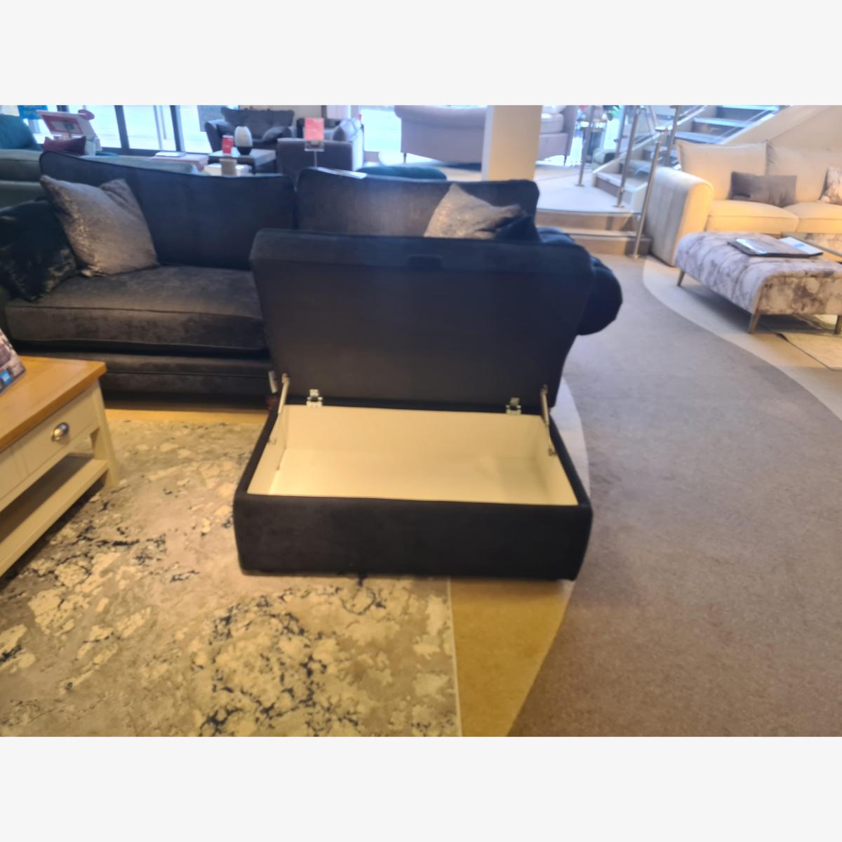 Blenhim Grand Sofa & Large Storage Stool – image 1