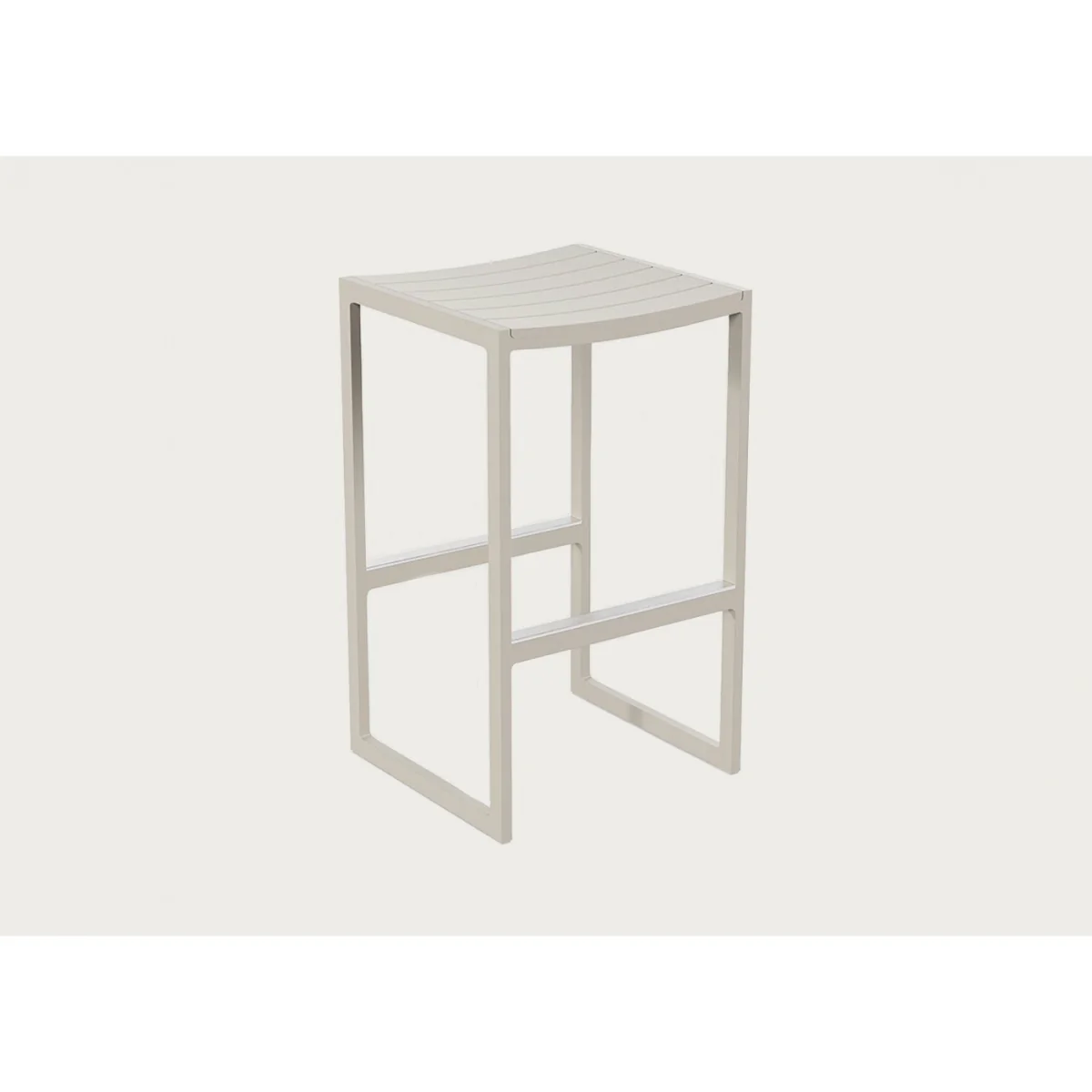 Case Eos Outdoor Backless Stool Pebble Grey – image 2