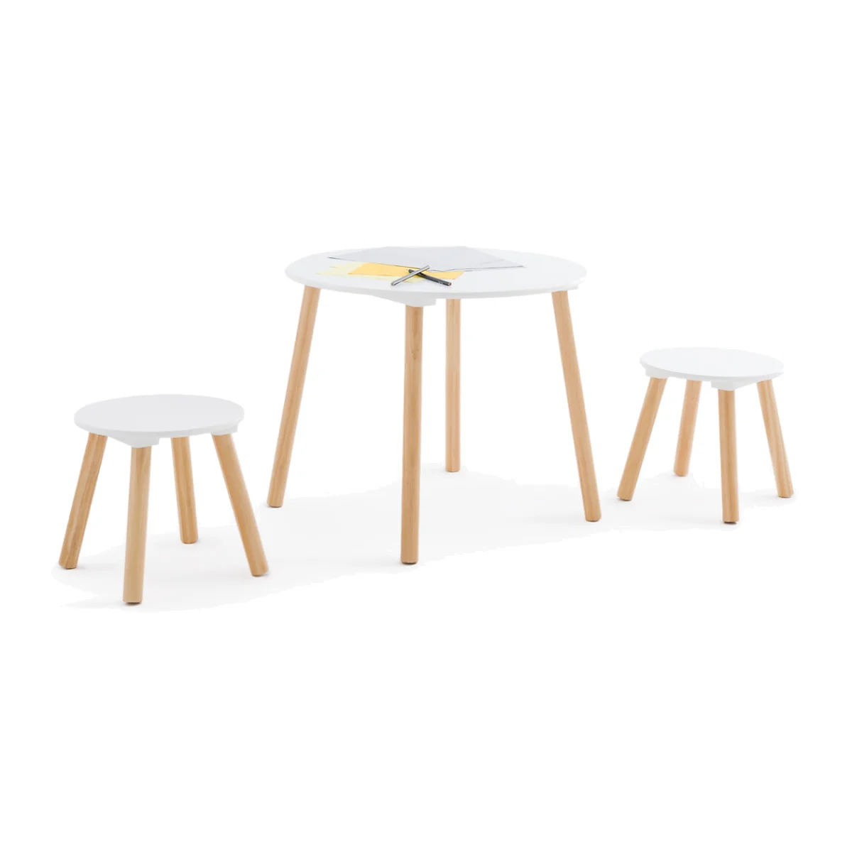 Jimi Child's Table & 2 Stools – image 1