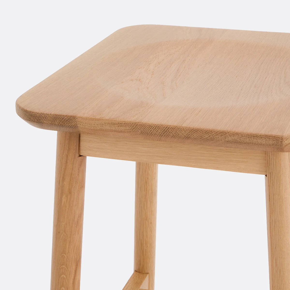 Monsio Solid Oak Stool, H45cm – image 4