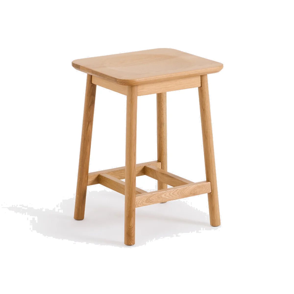 Monsio Solid Oak Stool, H45cm – image 1