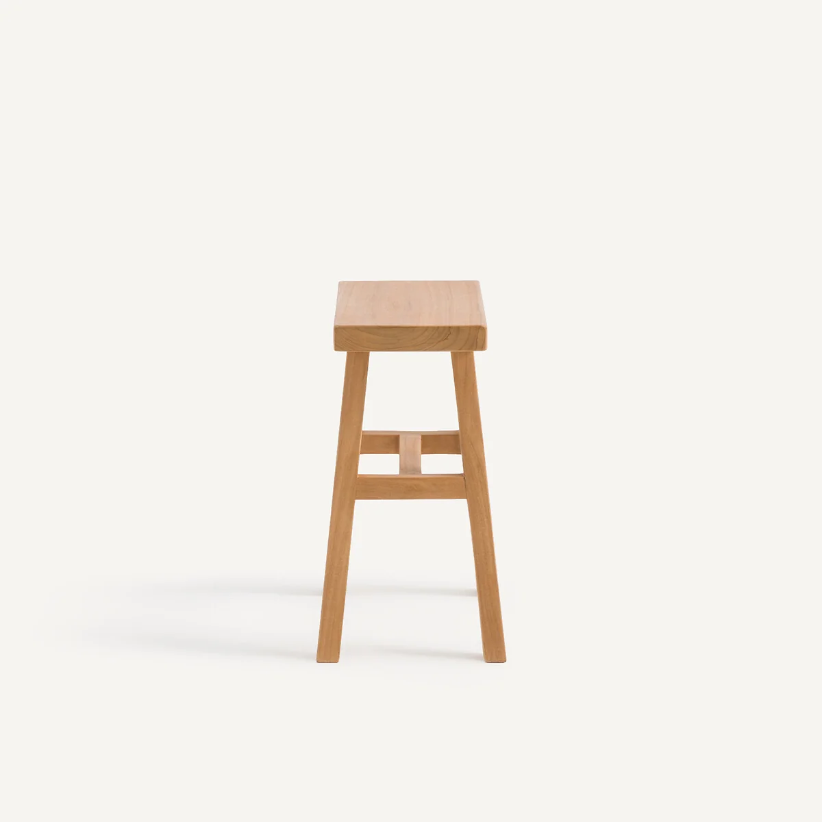 Fagfred Solid Teak Stool – image 4