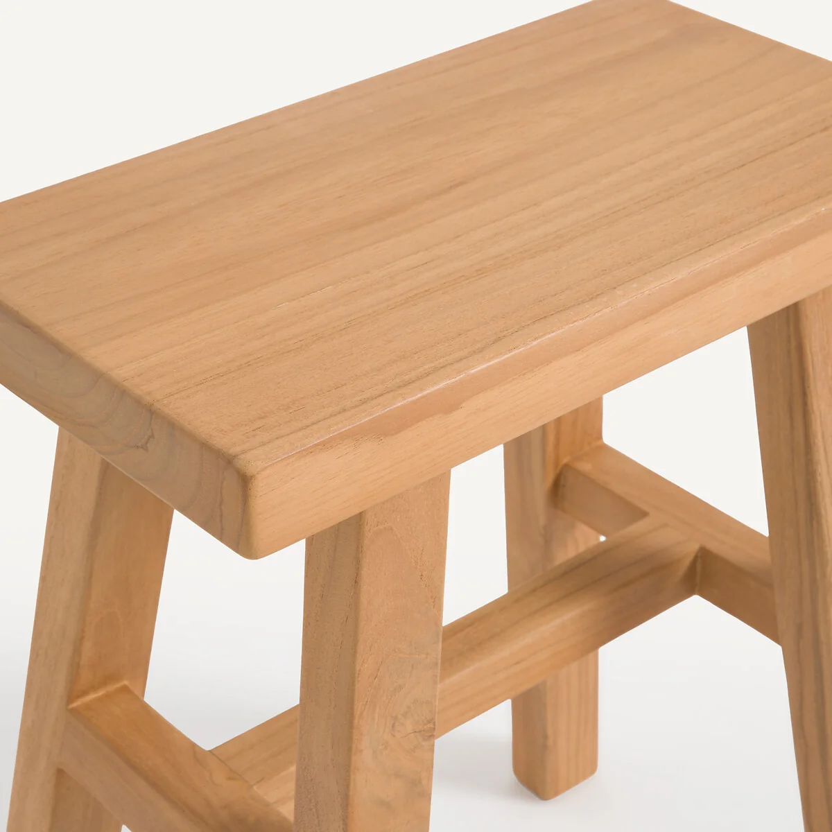 Fagfred Solid Teak Stool – image 5