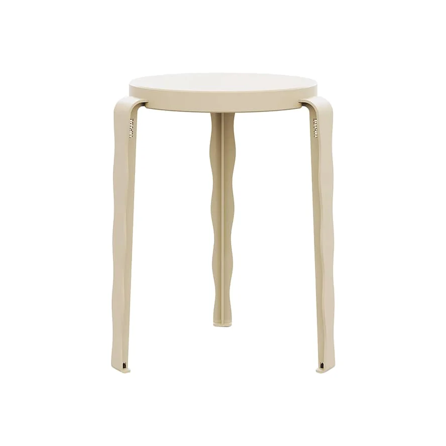 Lou Vague by Uchronia Stackable stool wood beige / Monochrome Beechwood - TIPTOE – image 1