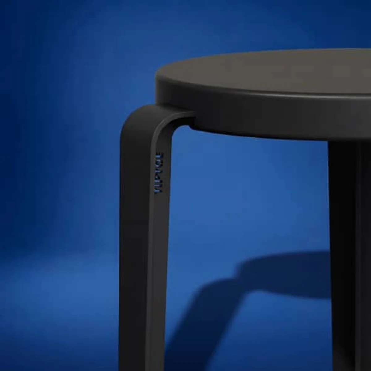 Lou Chroma Stackable stool wood black / Eco-certified wood - TIPTOE – image 6