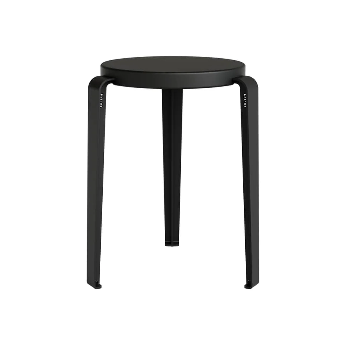 Lou Chroma Stackable stool wood black / Eco-certified wood - TIPTOE – image 1