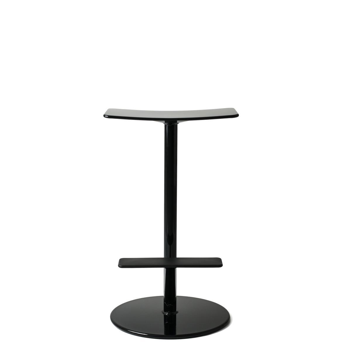Sequoia High stool - / Metal - H 65 cm by Magis Black – image 2