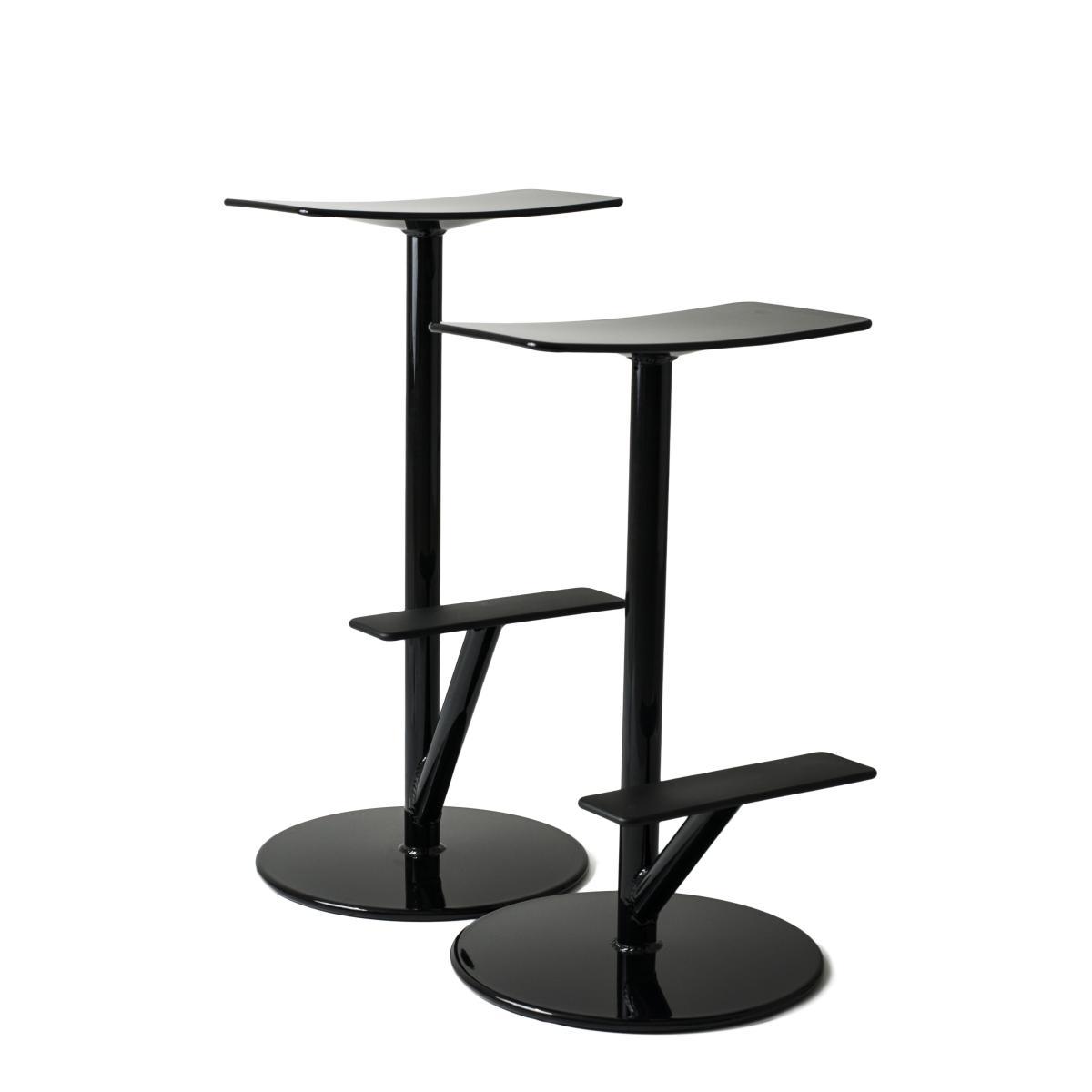 Sequoia High stool - / Metal - H 65 cm by Magis Black – image 4