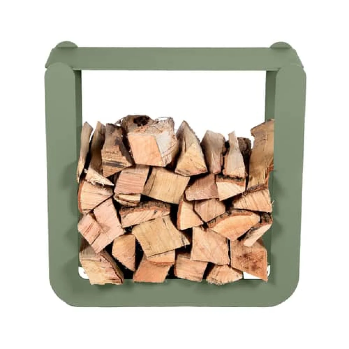 Nevado Wood holder - / Stool - L 60 x H 60 cm by Fermob Green – image 5