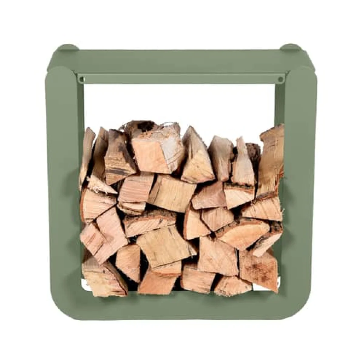 Nevado Wood holder - / Stool - L 60 x H 60 cm by Fermob Green – image 6