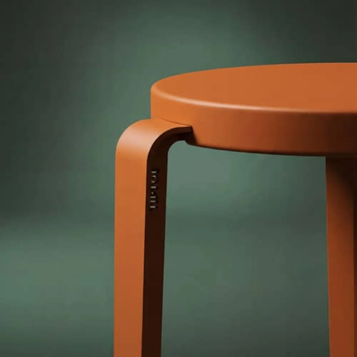 Lou Chroma Stackable stool wood red / Eco-certified Wood - TIPTOE – image 7