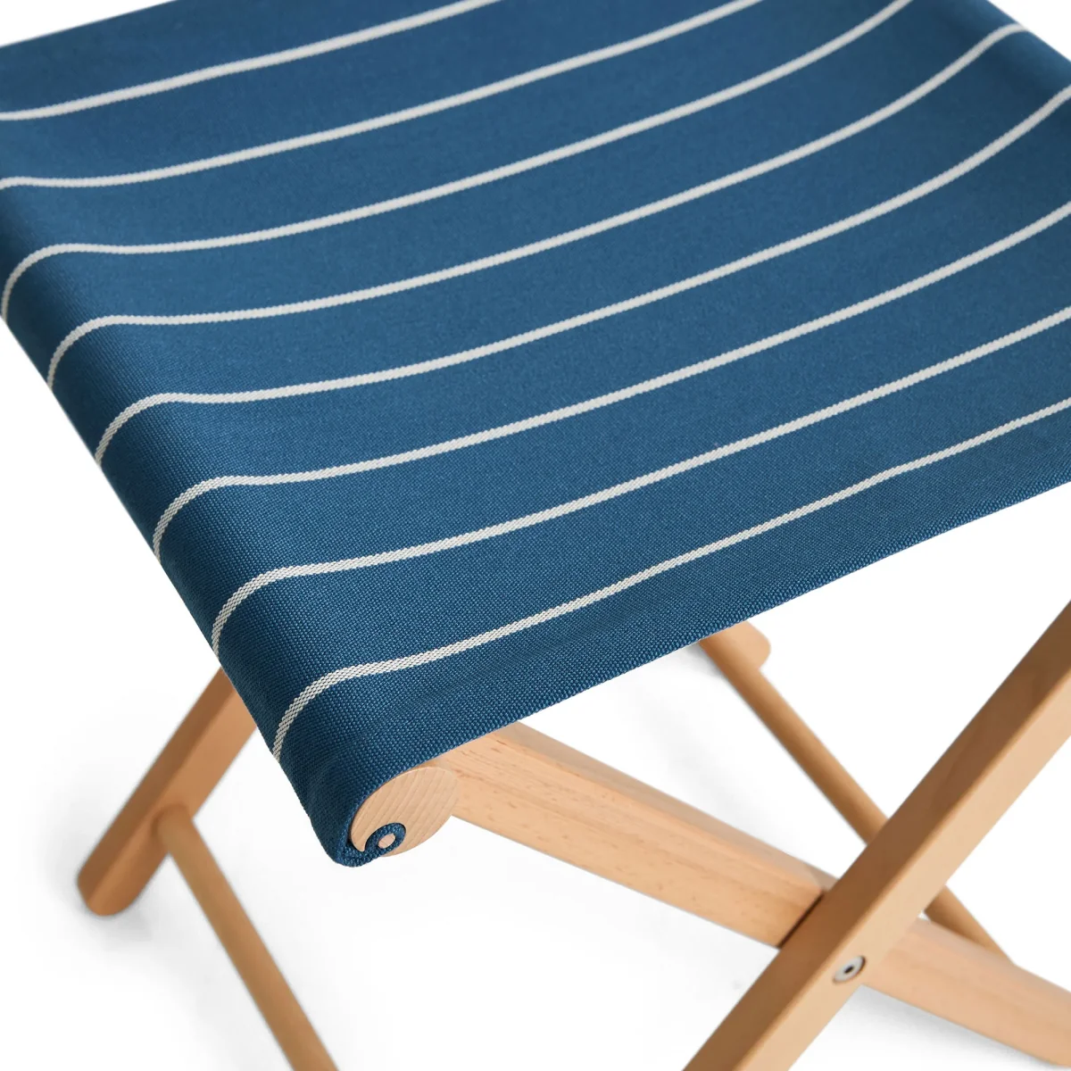 HAY Outdoor Market folding stool Blue-beige – image 5