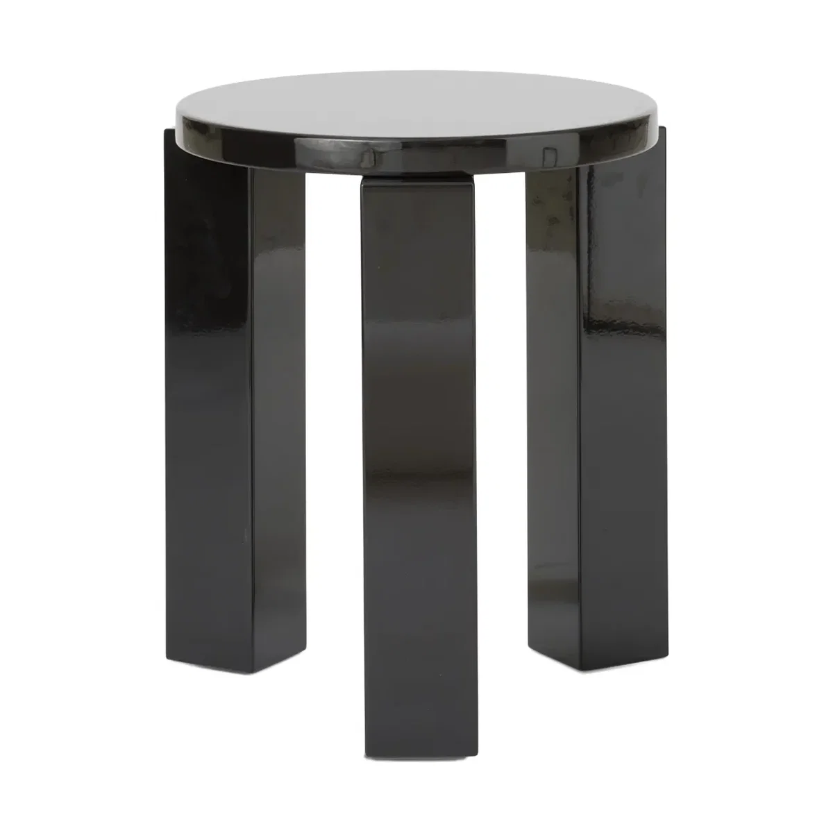 New Works Atlas round stool Espresso Ø36x44 cm – image 2