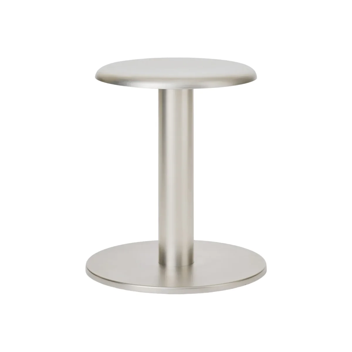 New Works Coupe round stool Stainless steel Ø40x46 cm – image 1