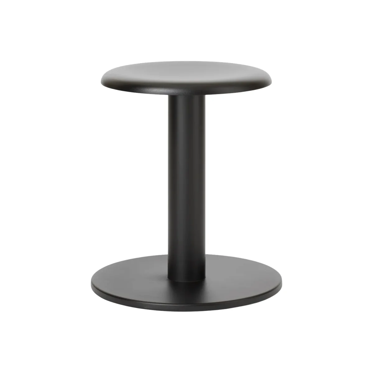 New Works Coupe round stool Black Ø40x46 cm – image 1