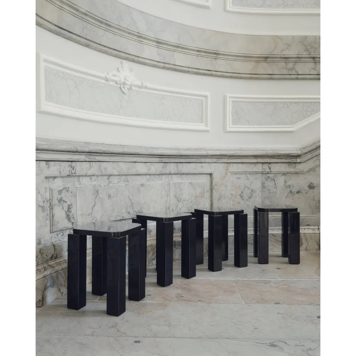 New Works Atlas stool Espresso – image 2