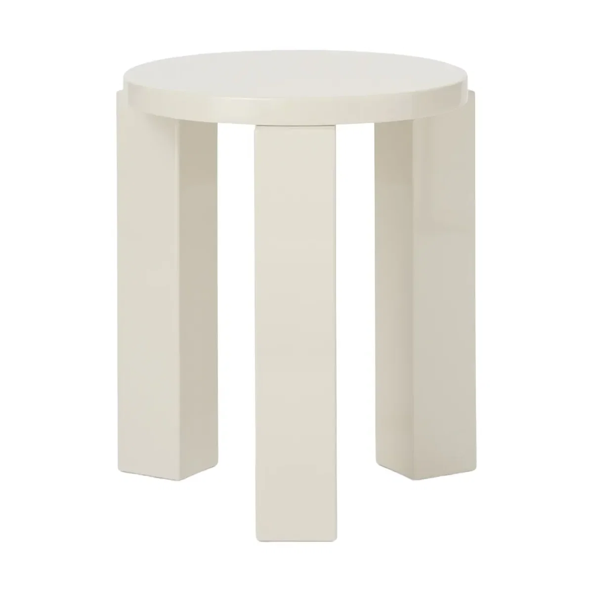 New Works Atlas round stool Cream Ø36x44 cm – image 2