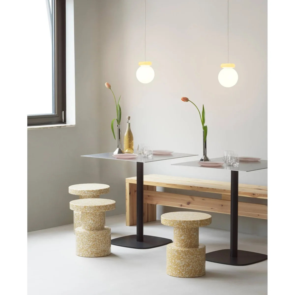 Normann Copenhagen Bit stool Mustard – image 2